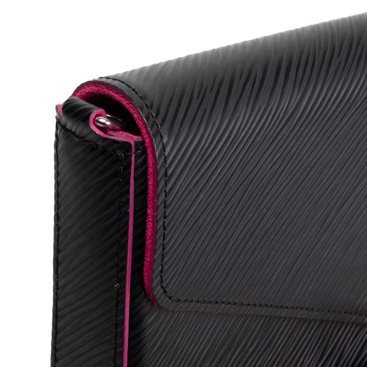 LOUIS VUITTON Epi Felicie Pochette - Black