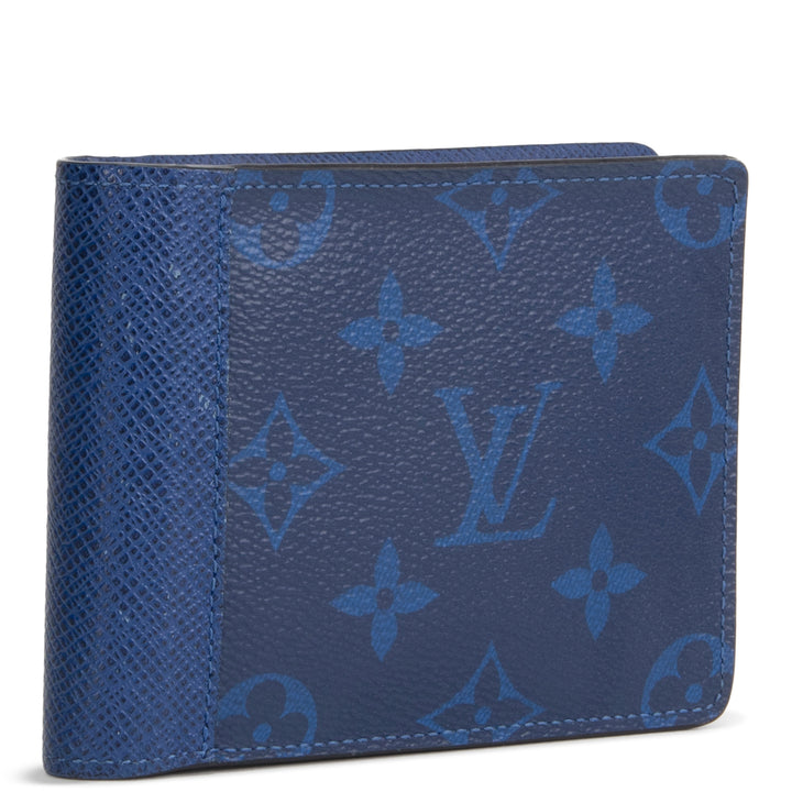 LOUIS VUITTON Monogram Taigarama Multiple Wallet - Cobalt Blue