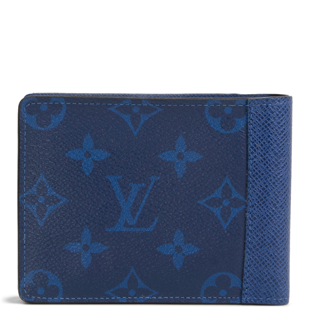 LOUIS VUITTON Monogram Taigarama Multiple Wallet - Cobalt Blue