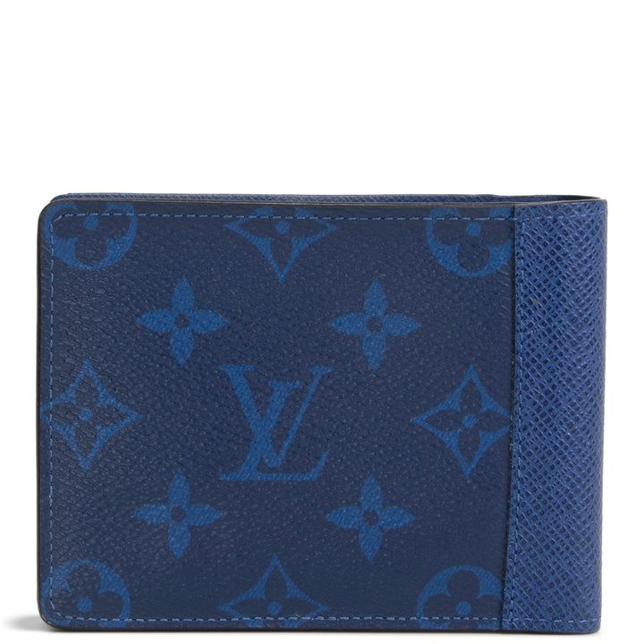 LOUIS VUITTON Monogram Taigarama Multiple Wallet - Cobalt Blue