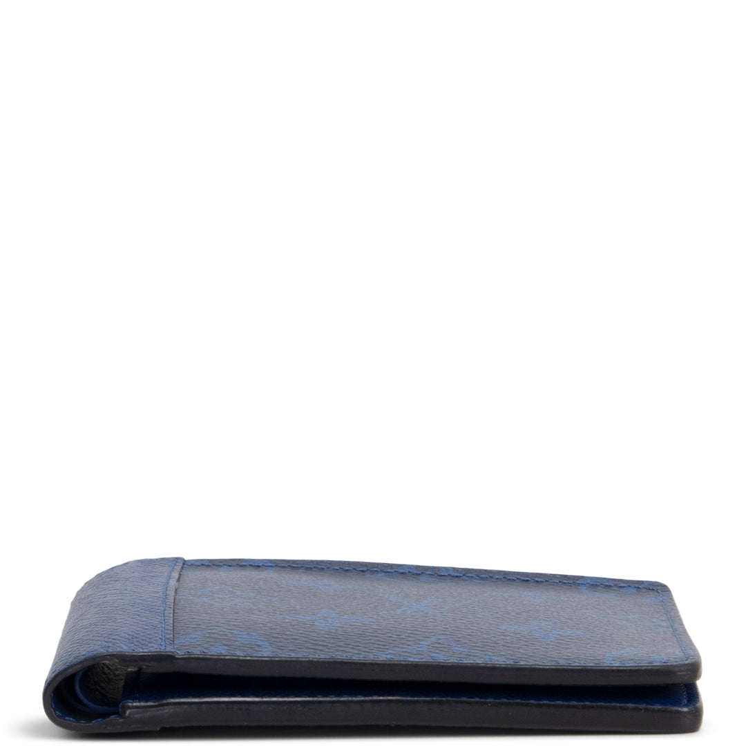 LOUIS VUITTON Monogram Taigarama Multiple Wallet - Cobalt Blue