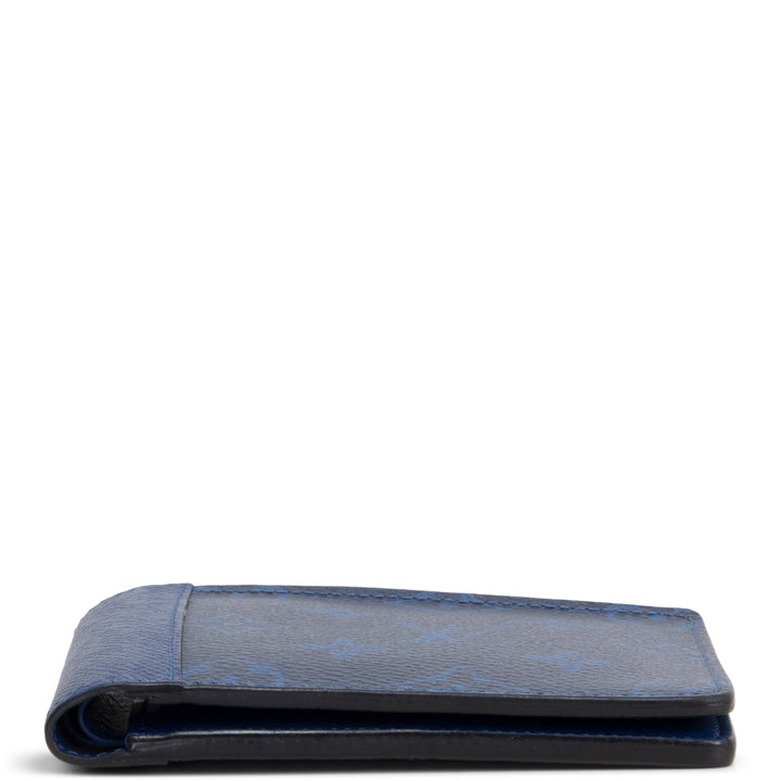 LOUIS VUITTON Monogram Taigarama Multiple Wallet - Cobalt Blue