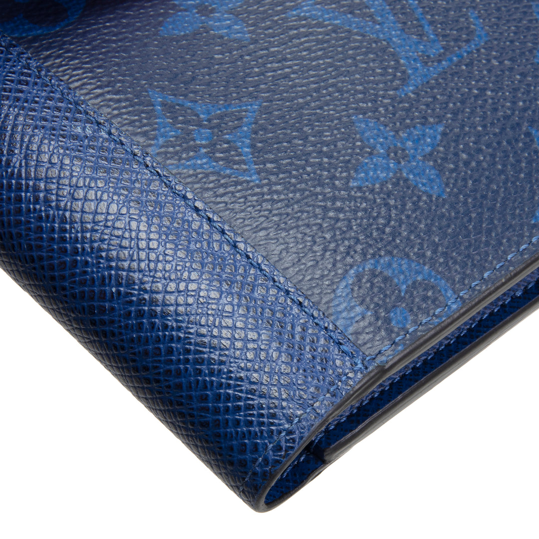 LOUIS VUITTON Monogram Taigarama Multiple Wallet - Cobalt Blue
