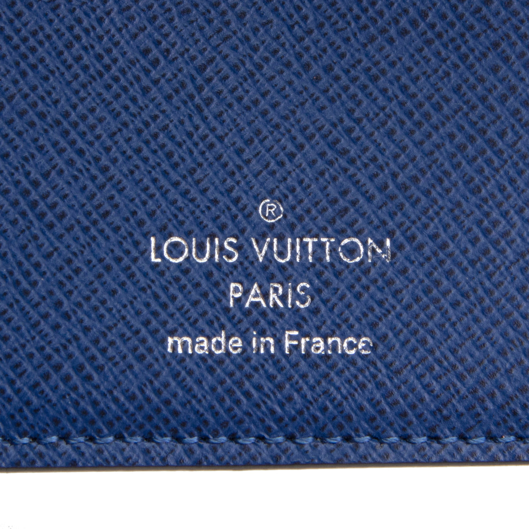 LOUIS VUITTON Monogram Taigarama Multiple Wallet - Cobalt Blue