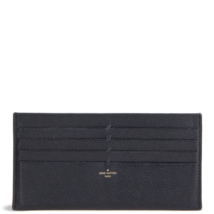 LOUIS VUITTON Empreinte Felicie Pochette Card Insert - Black