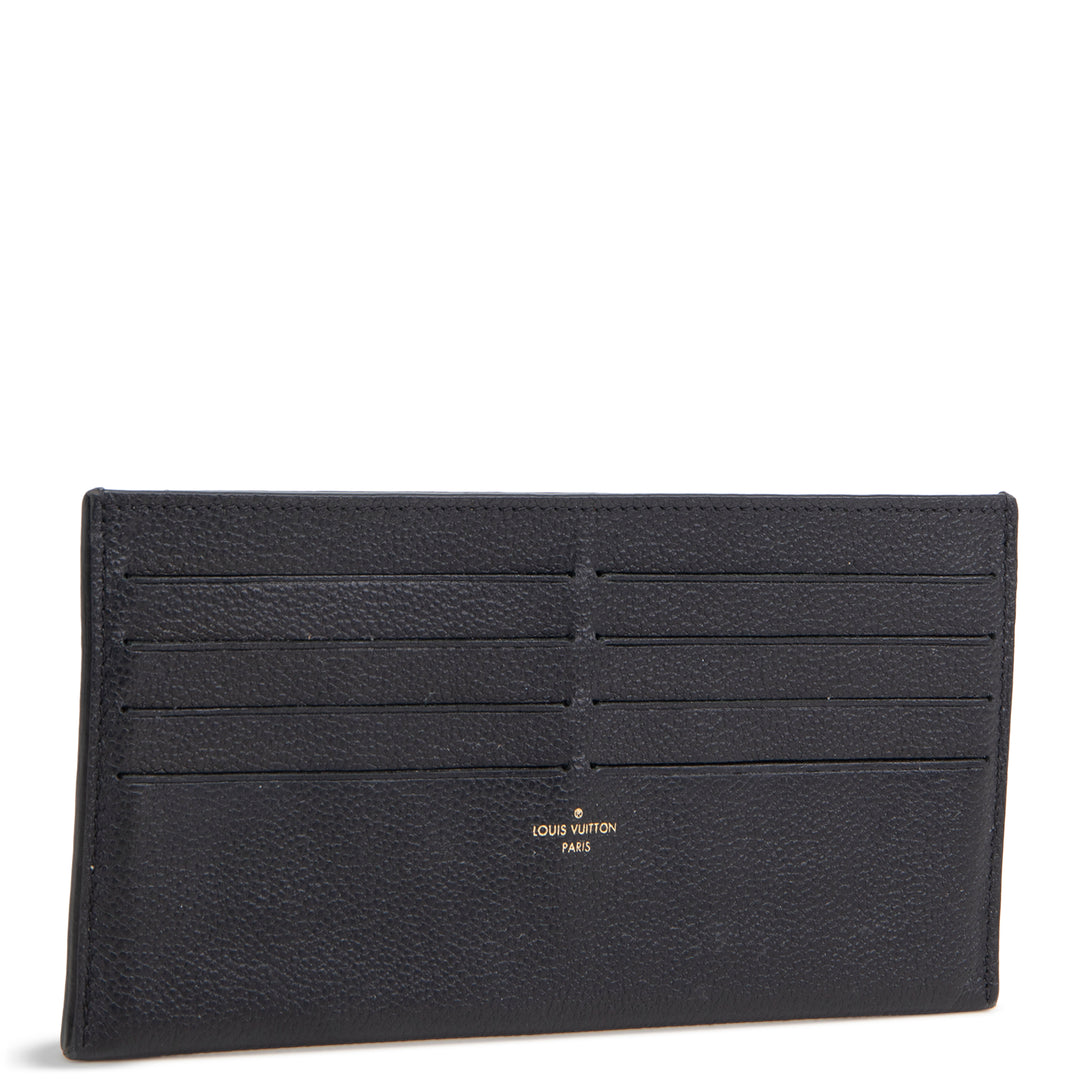 LOUIS VUITTON Empreinte Felicie Pochette Card Insert - Black