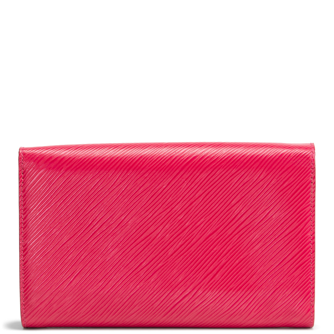 LOUIS VUITTON Epi Leather Twist Wallet on Chain - Fuschia OUTLET FINAL SALE