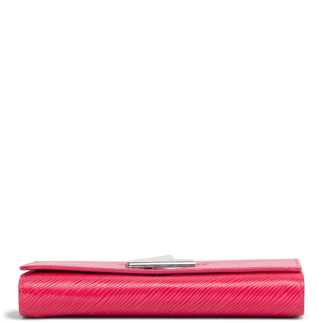LOUIS VUITTON Epi Leather Twist Wallet on Chain - Fuschia OUTLET FINAL SALE