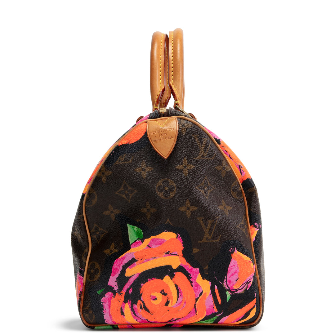 LOUIS VUITTON X Stephen Sprouse Monogram Rose Speedy 30