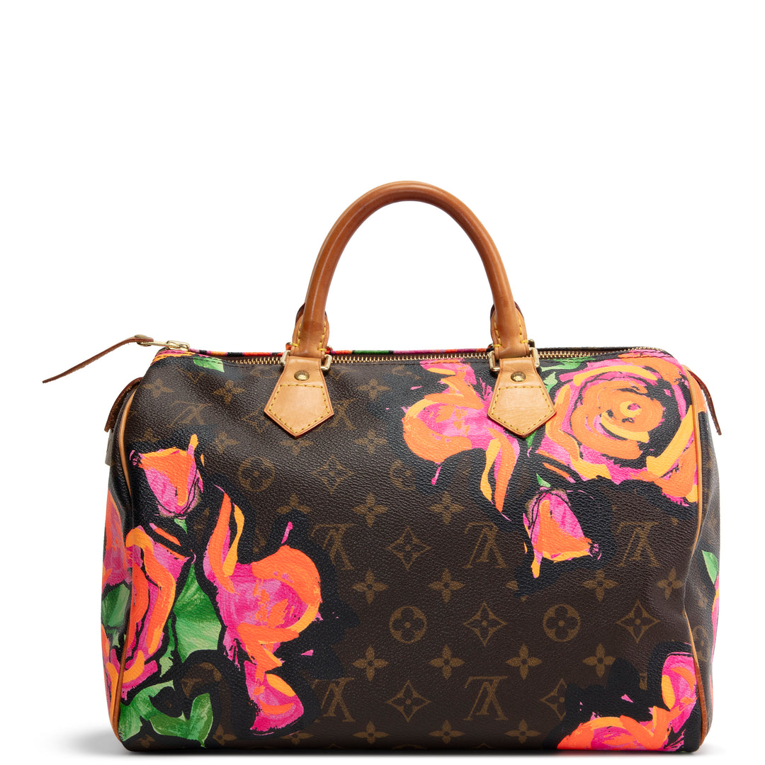 LOUIS VUITTON X Stephen Sprouse Monogram Rose Speedy 30
