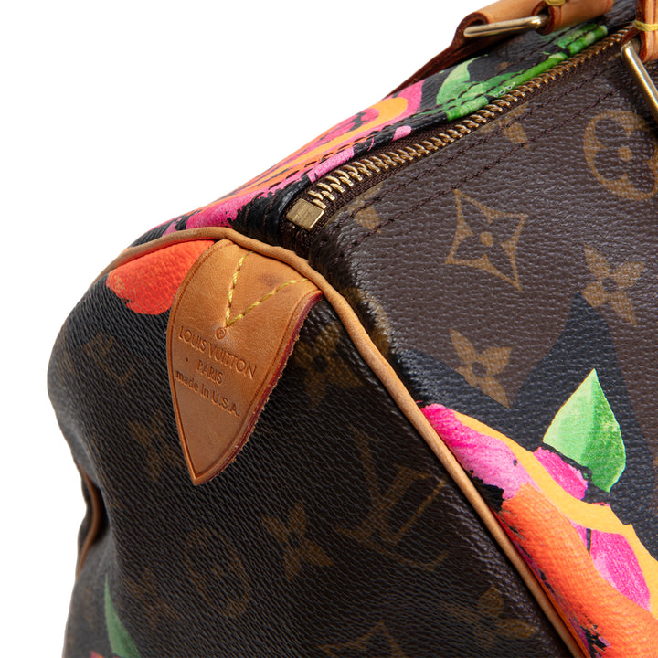 LOUIS VUITTON X Stephen Sprouse Monogram Rose Speedy 30