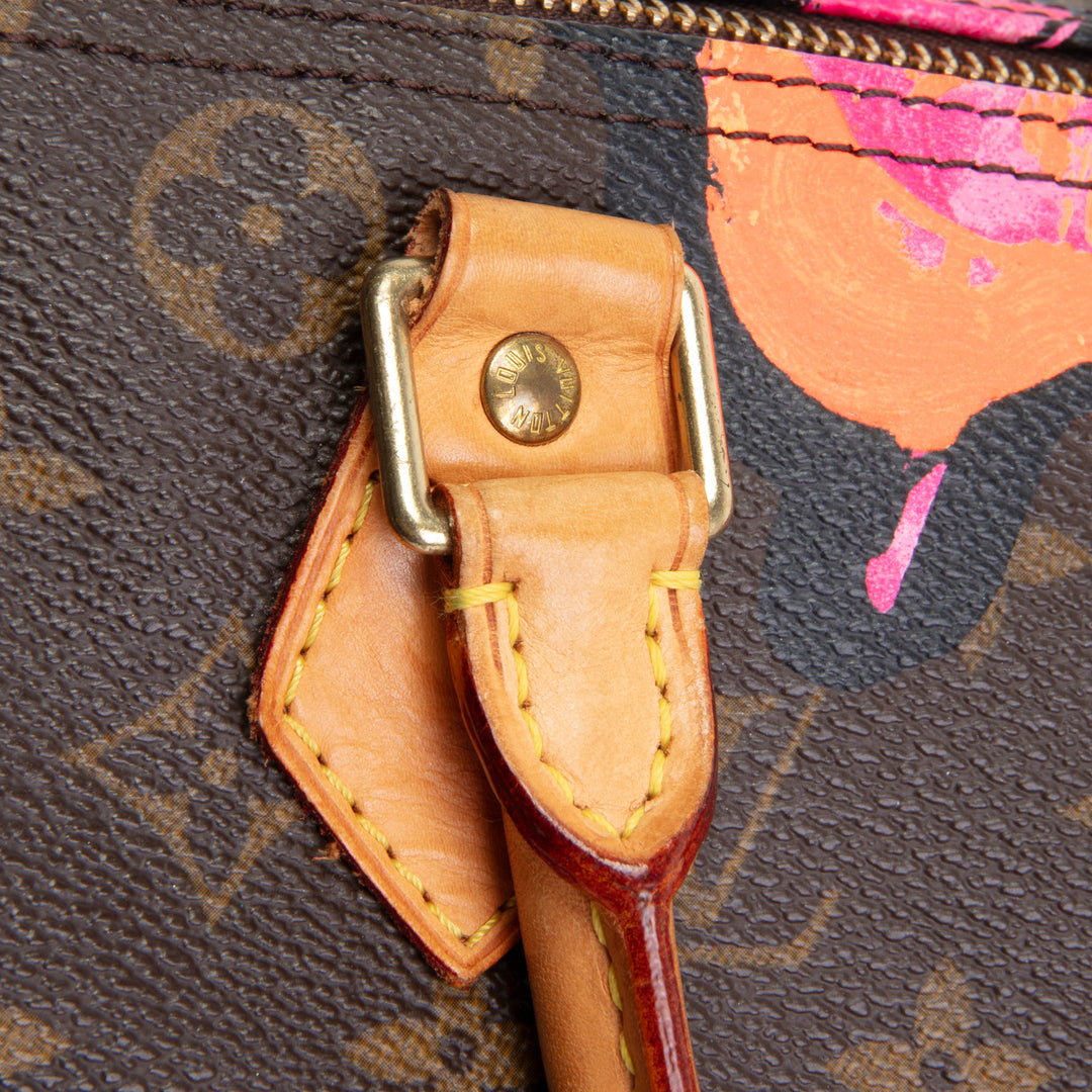 LOUIS VUITTON X Stephen Sprouse Monogram Rose Speedy 30