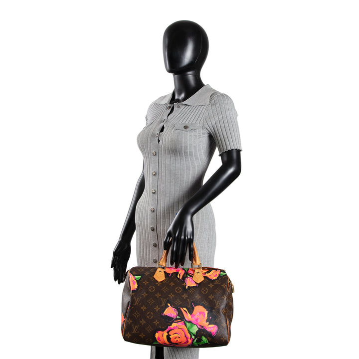 LOUIS VUITTON X Stephen Sprouse Monogram Rose Speedy 30