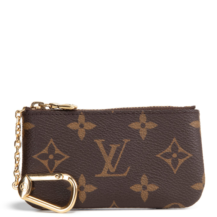 LOUIS VUITTON Monogram Pochette Cles Key Pouch