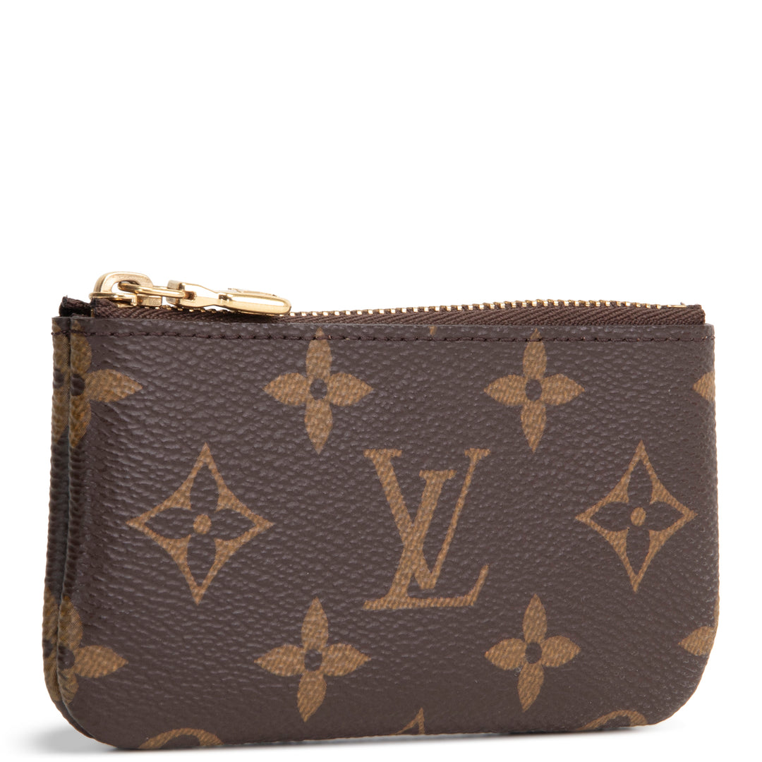 LOUIS VUITTON Monogram Pochette Cles Key Pouch