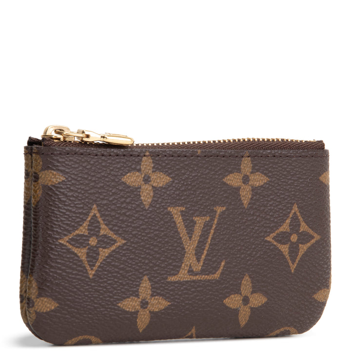 LOUIS VUITTON Monogram Pochette Cles Key Pouch