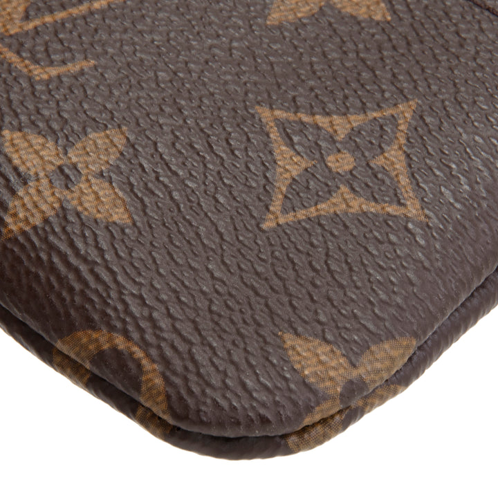 LOUIS VUITTON Monogram Pochette Cles Key Pouch