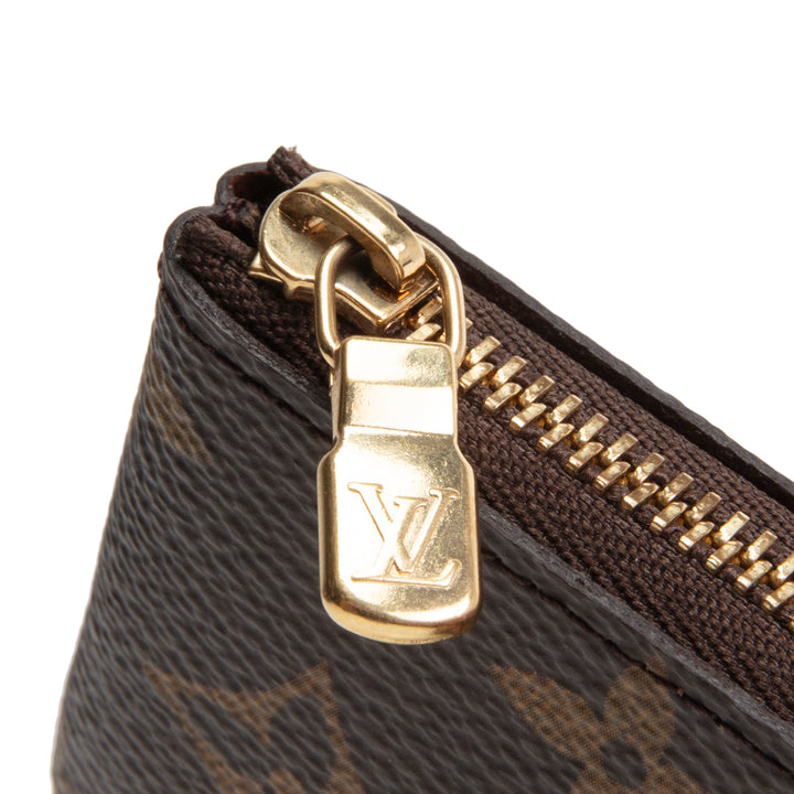 LOUIS VUITTON Monogram Pochette Cles Key Pouch