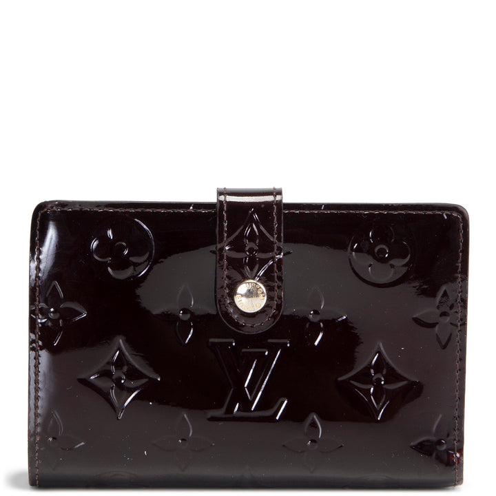 LOUIS VUITTON Monogram Vernis French Purse Wallet  OUTLET FINAL SALE - Amarante