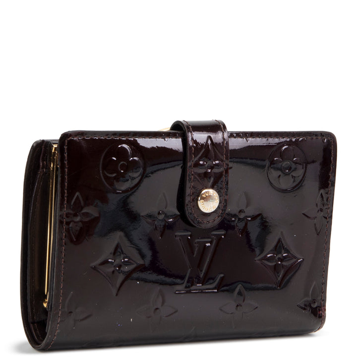 LOUIS VUITTON Monogram Vernis French Purse Wallet  OUTLET FINAL SALE - Amarante