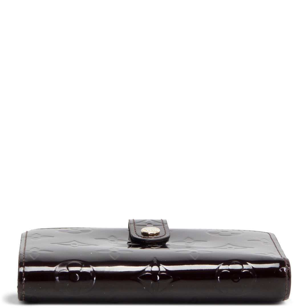 LOUIS VUITTON Monogram Vernis French Purse Wallet  OUTLET FINAL SALE - Amarante