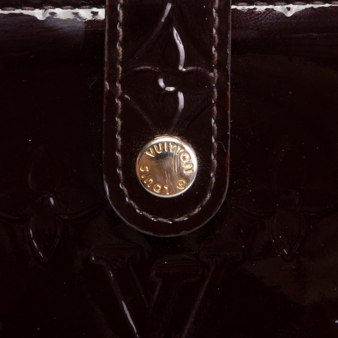 LOUIS VUITTON Monogram Vernis French Purse Wallet  OUTLET FINAL SALE - Amarante