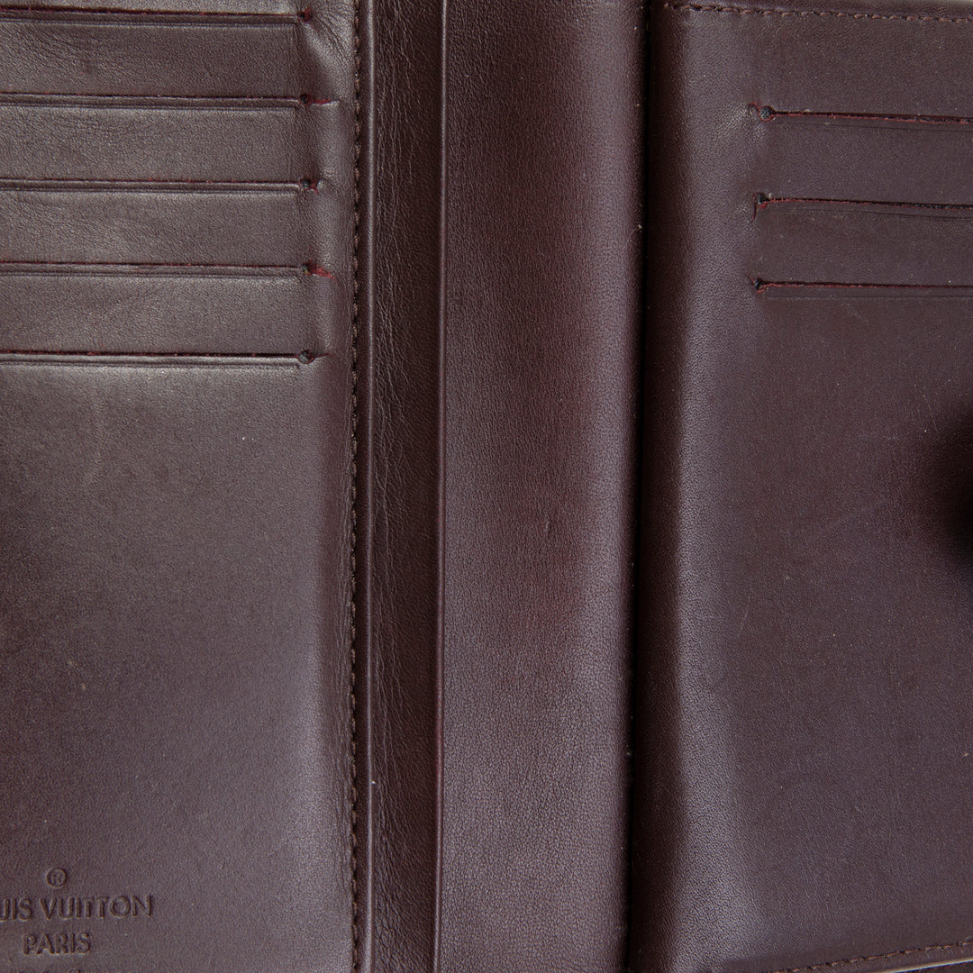 LOUIS VUITTON Monogram Vernis French Purse Wallet  OUTLET FINAL SALE - Amarante