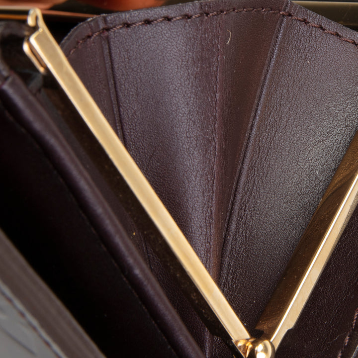 LOUIS VUITTON Monogram Vernis French Purse Wallet  OUTLET FINAL SALE - Amarante