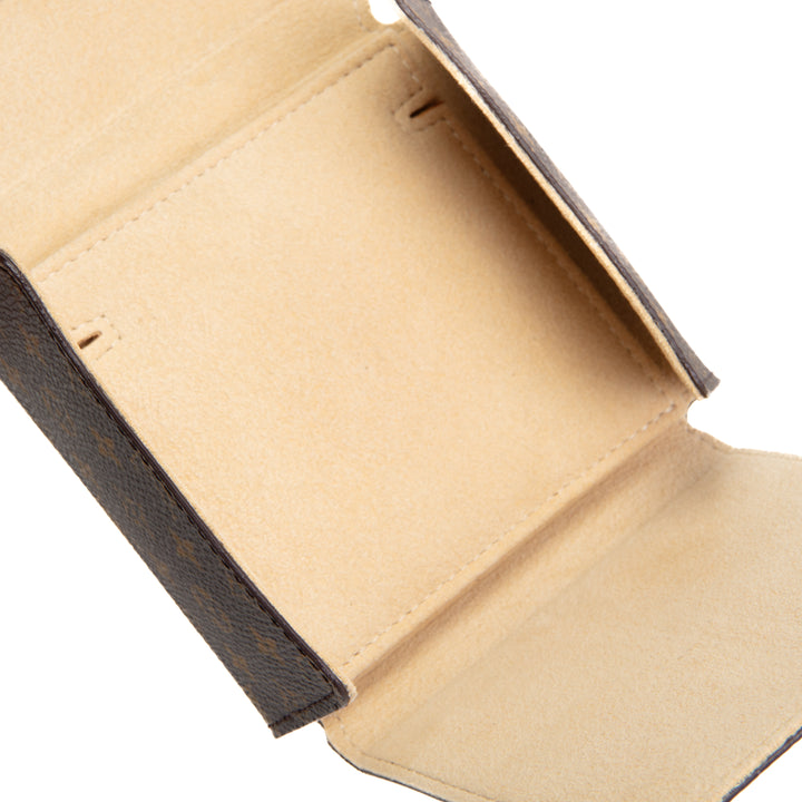 LOUIS VUITTON Monogram Jewelry Case Mini