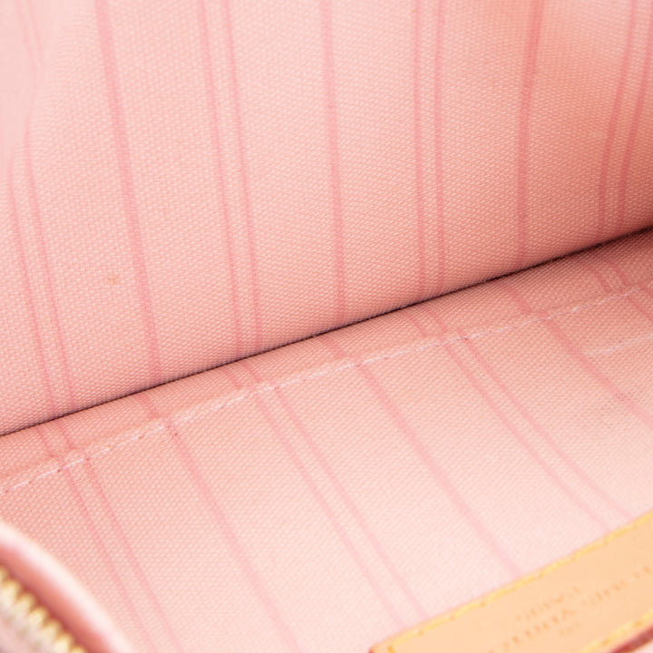 LOUIS VUITTON Neverfull Pouch - Damier Azur