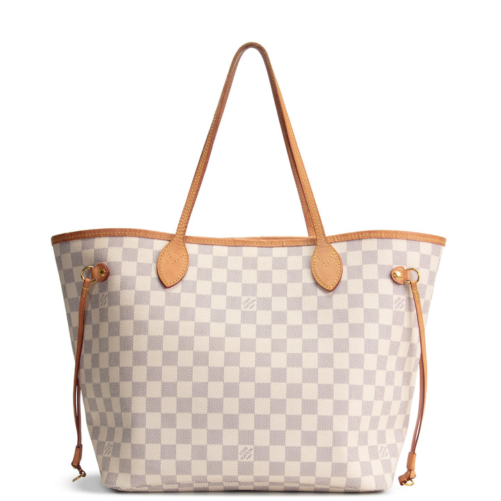 LOUIS VUITTON Neverfull MM Damier Azur