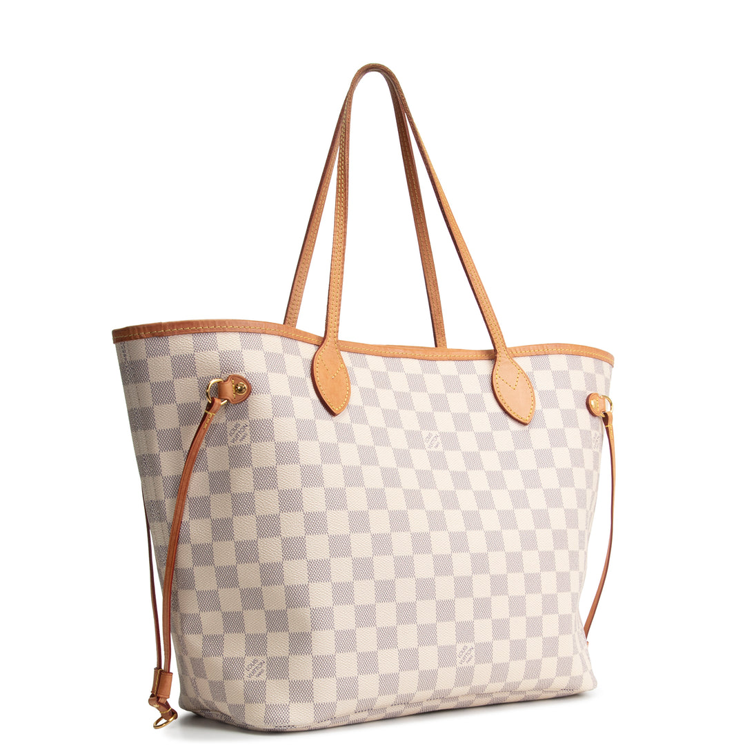LOUIS VUITTON Neverfull MM Damier Azur
