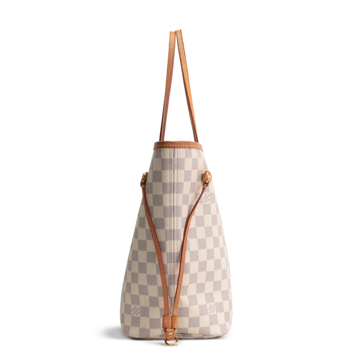 LOUIS VUITTON Neverfull MM Damier Azur