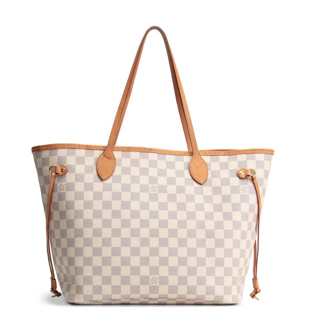 LOUIS VUITTON Neverfull MM Damier Azur