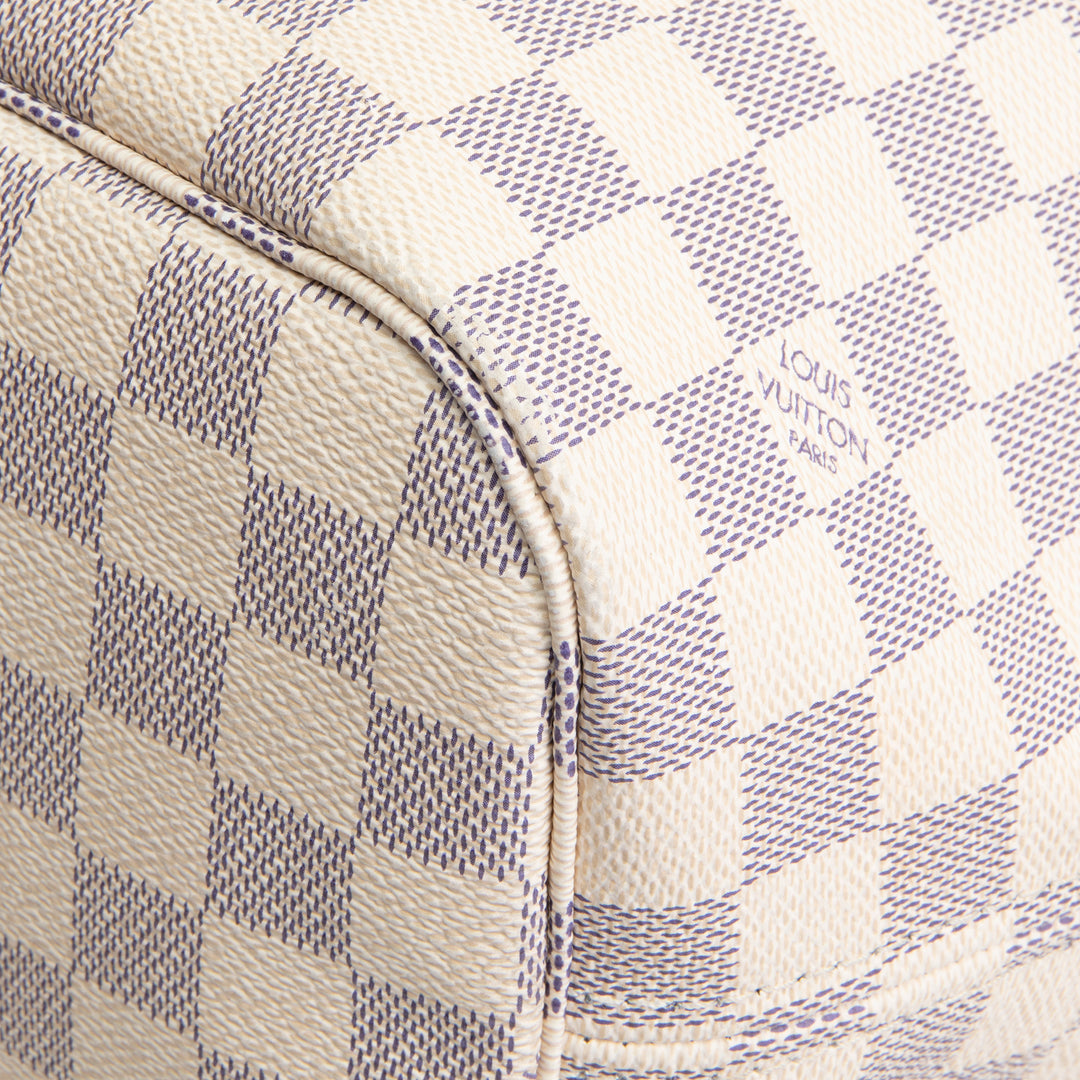 LOUIS VUITTON Neverfull MM Damier Azur