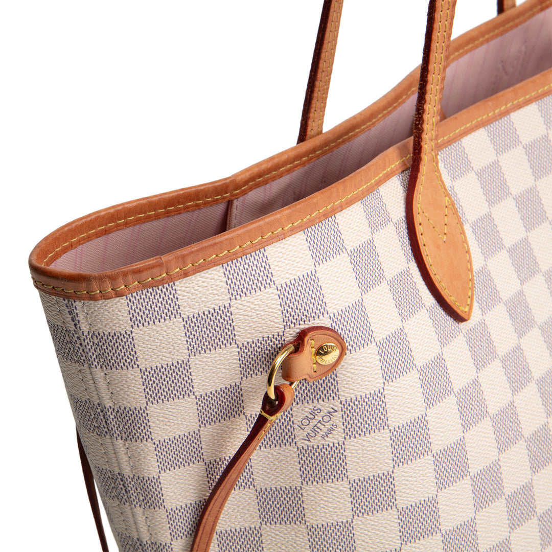 LOUIS VUITTON Neverfull MM Damier Azur