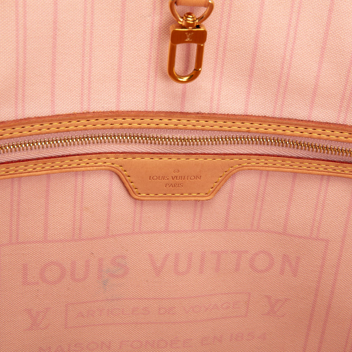 LOUIS VUITTON Neverfull MM Damier Azur