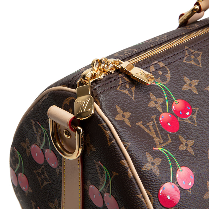 LOUIS VUITTON x Murakami Monogram Cerises Keepall Bandouliere 45
