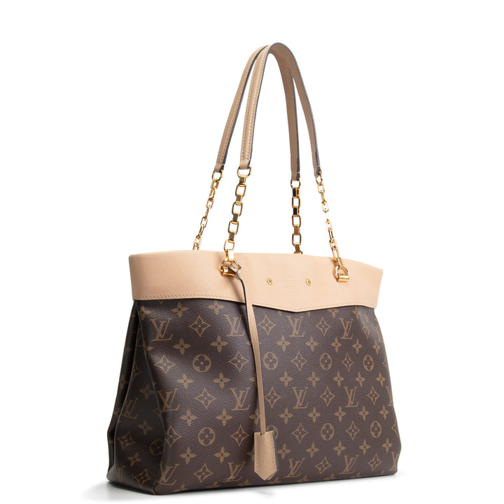 LOUIS VUITTON Monogram Pallas Shopper Tote