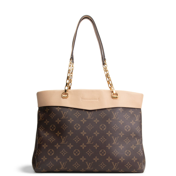 LOUIS VUITTON Monogram Pallas Shopper Tote