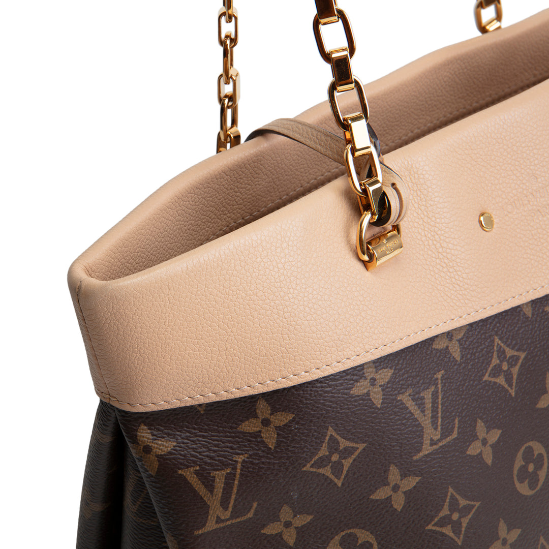 LOUIS VUITTON Monogram Pallas Shopper Tote