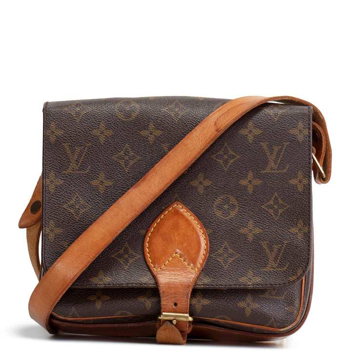 LOUIS VUITTON Vintage Monogram Cartouchiere Shoulder Bag - OUTLET FINAL SALE
