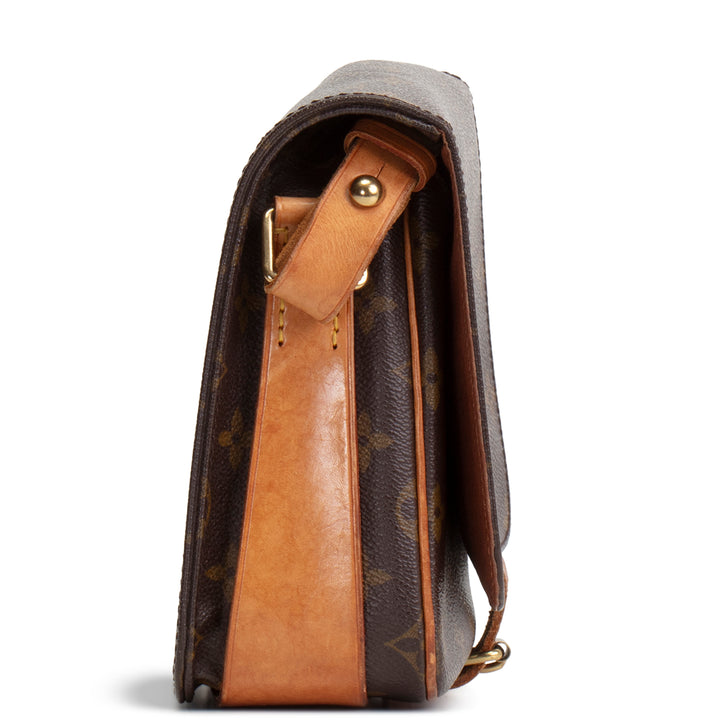 LOUIS VUITTON Vintage Monogram Cartouchiere Shoulder Bag - OUTLET FINAL SALE