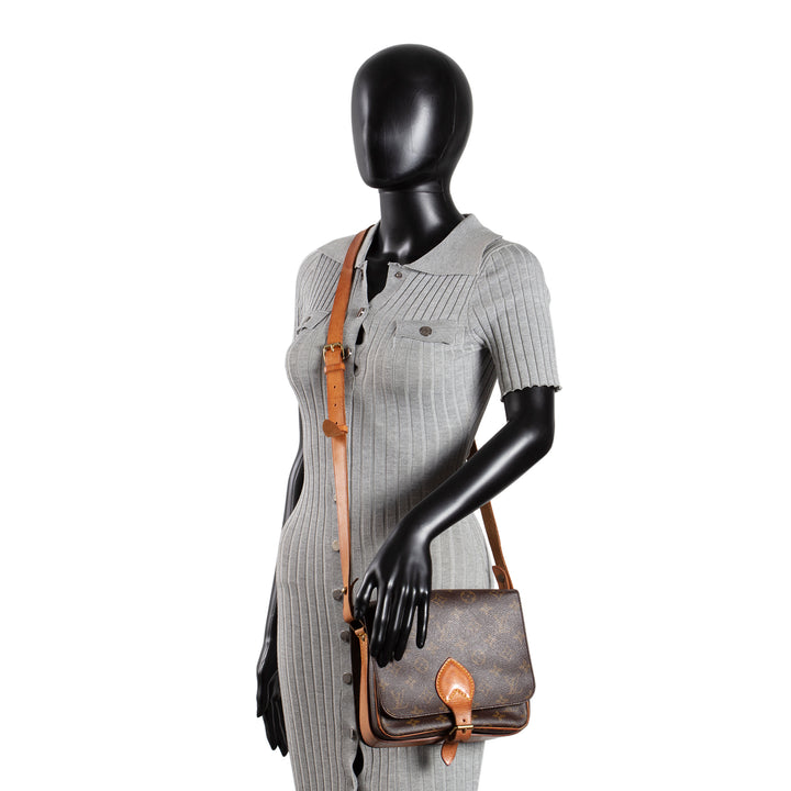 LOUIS VUITTON Vintage Monogram Cartouchiere Shoulder Bag - OUTLET FINAL SALE