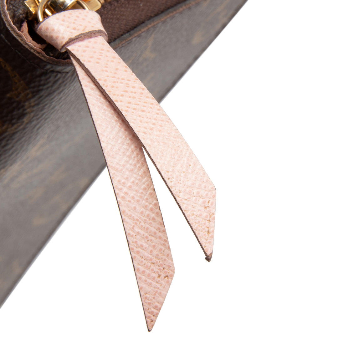 LOUIS VUITTON Monogram Clemence Wallet - OUTLET FINAL SALE