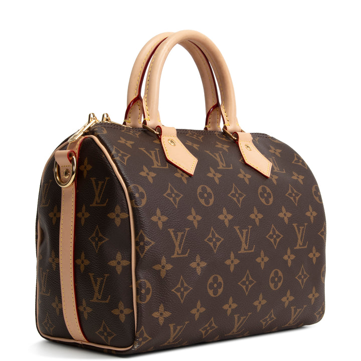 LOUIS VUITTON Monogram Speedy Bandouliere 25