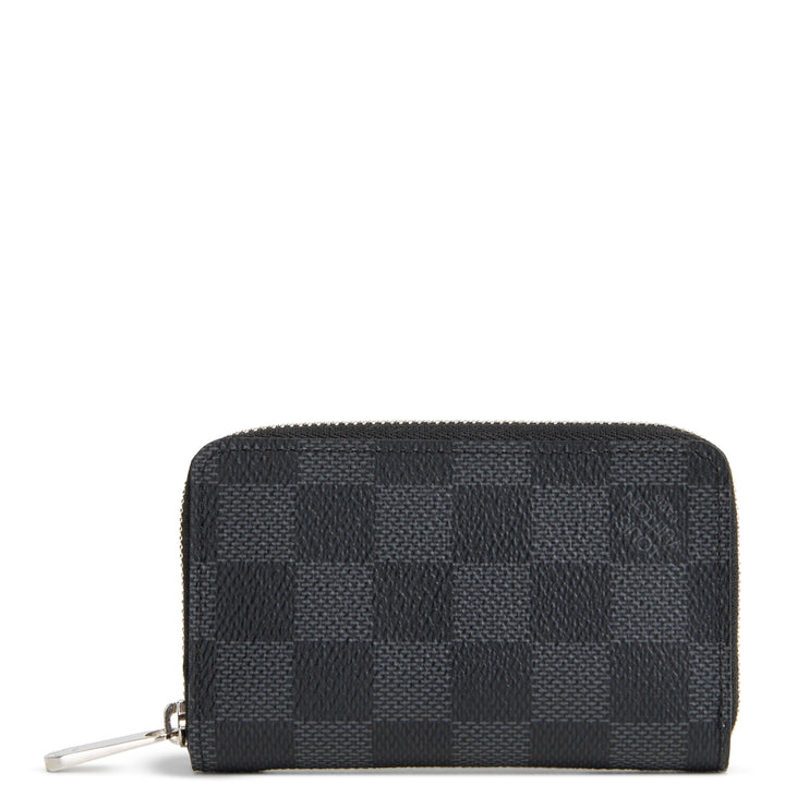 LOUIS VUITTON Zippy Coin Purse Damier Graphite