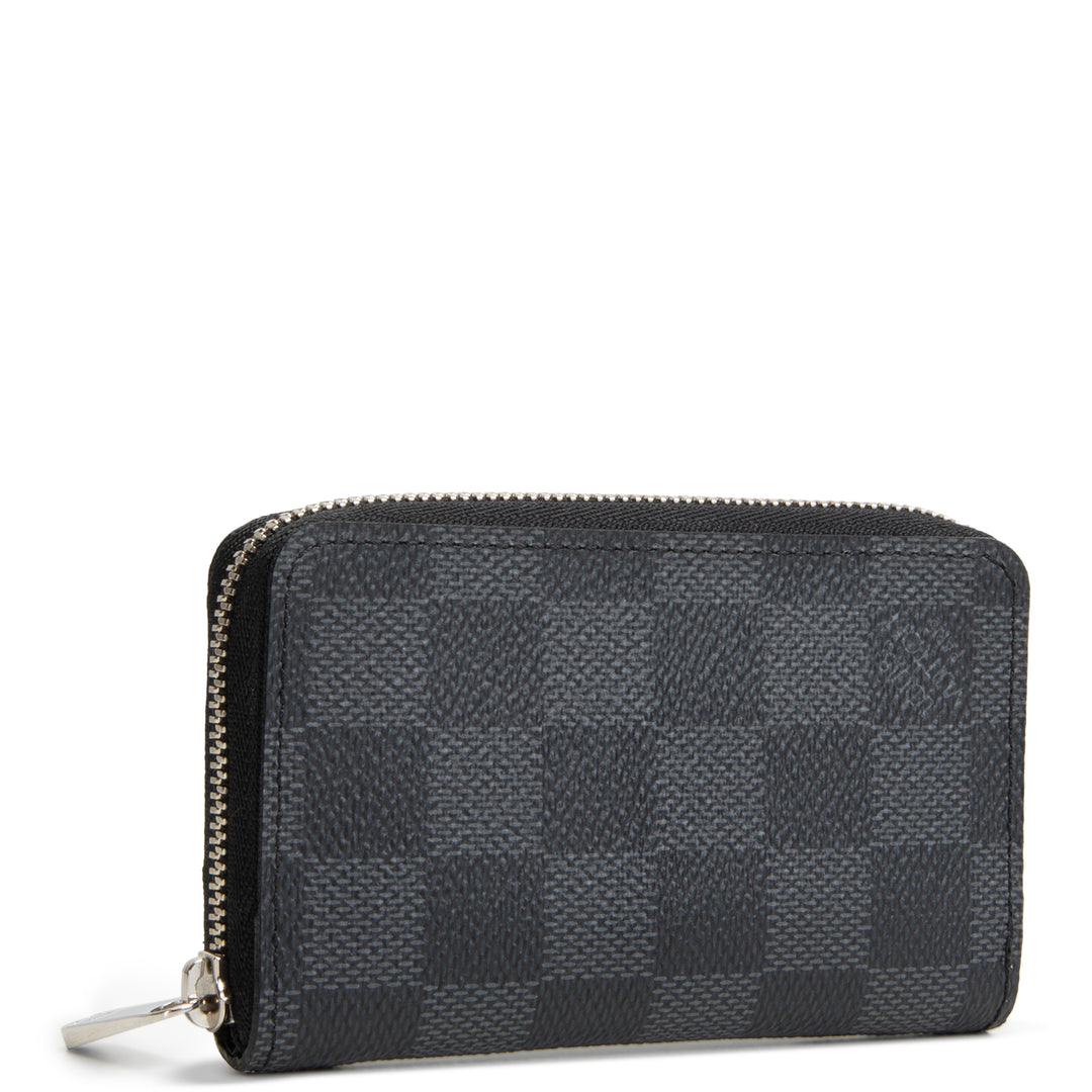 LOUIS VUITTON Zippy Coin Purse Damier Graphite