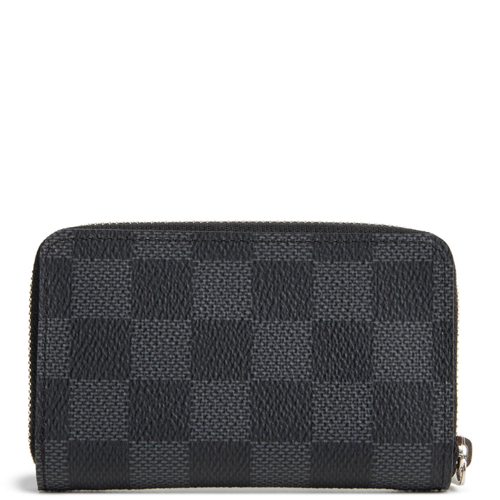 LOUIS VUITTON Zippy Coin Purse Damier Graphite