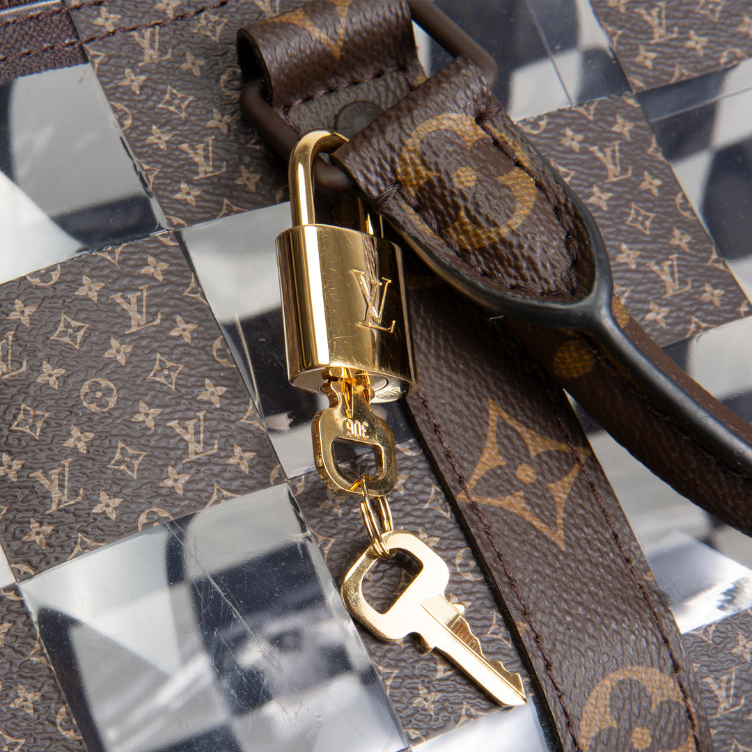 LOUIS VUITTON Chess Keepall Bandouliere 50